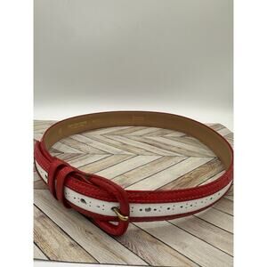 Nordstrom Red and White Women's Belt